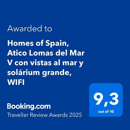 Homes Of Spain, Atico Lomas Del Mar V Con Vistas Al Mar Y Solarium Grande, Wifi Playas de Vera